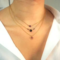 Collier RCL0889 En Plaqué Or - Pomme Cannelle -Bijoux Fantaisie collier rcl0889 en plaque or pomme cannelle 1