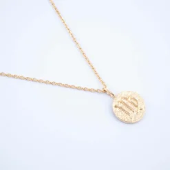 Collier Vierge Astro Plaqué Or - Pomme Cannelle