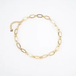 Collier Vogue En Acier Or Jaune - Zag Bijoux -Bijoux Fantaisie collier vogue en acier or jaune zag bijoux 2