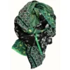 Foulard Joy Noir Et Vert - Shanna -Bijoux Fantaisie foulard joy noir et vert shanna