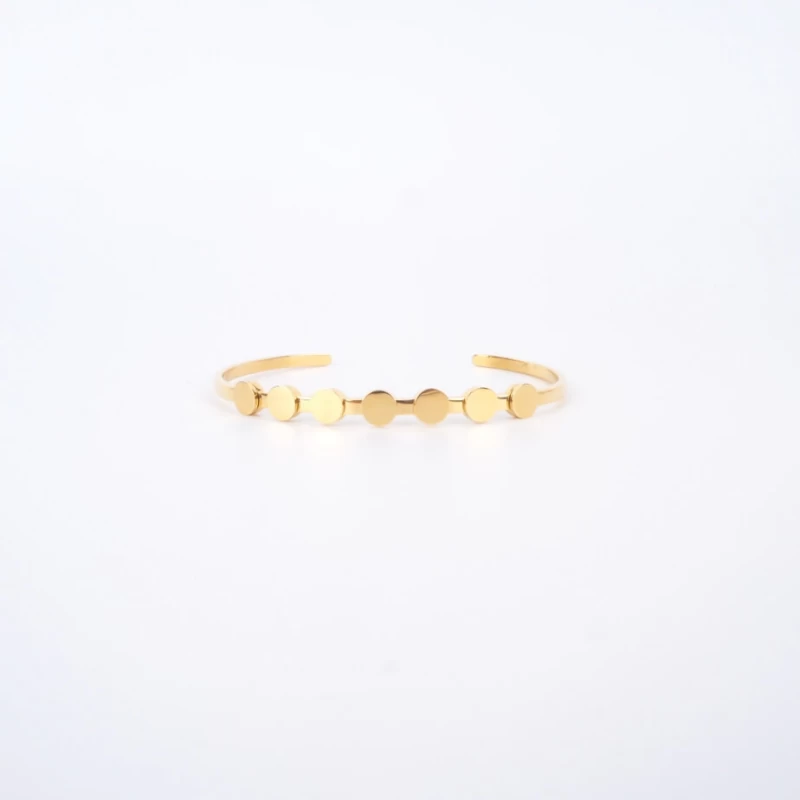 Jonc Pastilles En Acier Jaune - Zag Bijoux 4 Jonc Pastilles En Acier Jaune - Zag Bijoux – Image 2