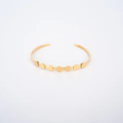 Jonc Pastilles En Acier Jaune - Zag Bijoux