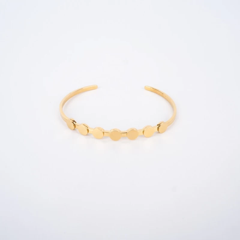 Jonc Pastilles En Acier Jaune - Zag Bijoux 3 Jonc Pastilles En Acier Jaune - Zag Bijoux