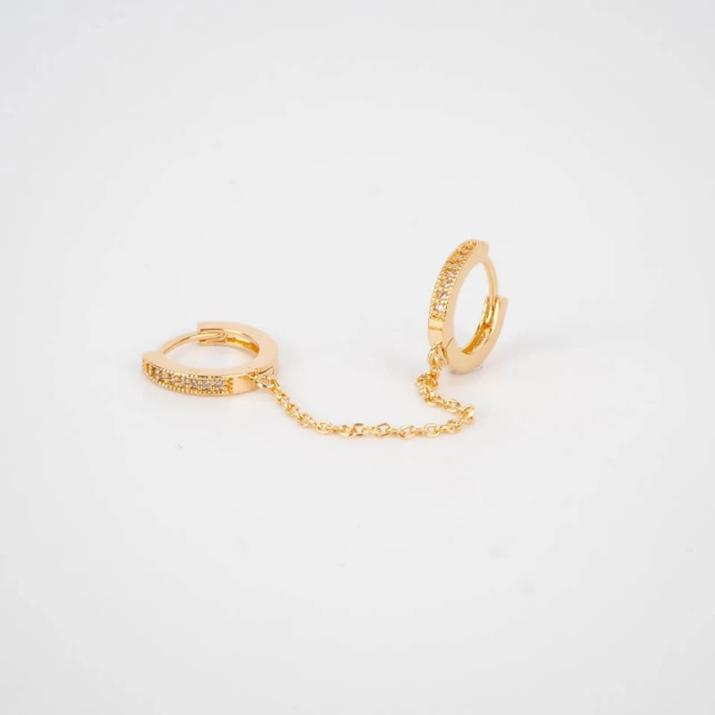 Mono Boucle D'oreille Strass Or - Pomme Cannelle 3 Mono Boucle D'oreille Strass Or - Pomme Cannelle